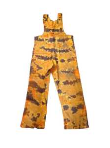 Combinaison moulante imprimée tie-dye pour femmes été bohème sans manches col en v mode décontracté élégant avec fermeture à la taille élastique - Product Image 3