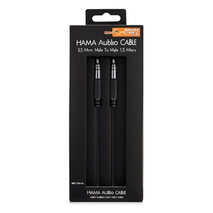 Hama Audio <b>Cable</b> 3.5 Mm Male To Male 1.5 Meters - Product Image 2