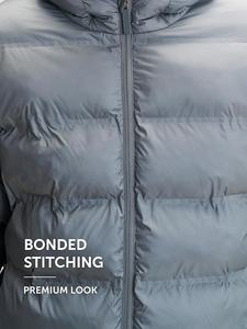 แจ็คเก็ตพัฟเฟอร์บุผ้านวมสำหรับผู้ชาย ปักโลโก้ได้ตามต้องการ สำหรับฤดูหนาว มีซิป ระบายอากาศ กันน้ำ กันลม เหมาะสำหรับกิจกรรมกลางแจ้ง - Product Image 4