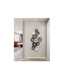 モダンな壁アートメーカーと輸出業者カスタマイズされたアンティークとピース装飾ホームホテル金属壁装飾