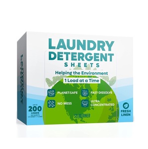 Wholesale Supplier Earth Breeze <b>Laundry</b> <b>Detergent</b> Sheet - Product Image 1