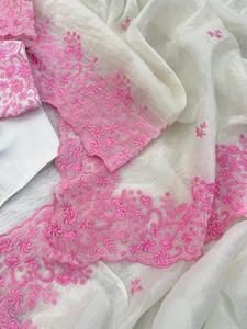 Sari Indio Elegante de Diseño Glamuroso, Alta Demanda, Última Moda, el Más Vendido, Impresionante Sari para Fiesta, Ropa de Novia - Product Image 2