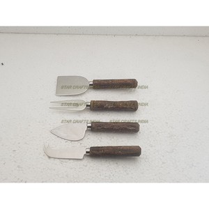 Nuevo mejor diseño, venta al por mayor, cubiertos de acero inoxidable, juego de cucharas de servidor de 4 piezas, fabricante indio por SCI - Product Image 4