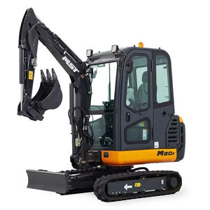 MST M20F Mini Excavadora 20,4 kW Motor Yanmar Sistema PLC hidráulico avanzado Garantía de 1 año Máquina de construcción compacta de 1,2 toneladas - Product Image 1