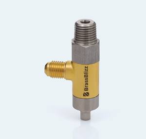 Vanne à cylindre de nouvelle génération BrassBlizz avec rainure pour clé 7/16-20 SAE 45 °   Adaptateur GPL propane 1200 PSI 3 kg NPT 1/4-18 BB14NPTCV-KEY - Product Image 4