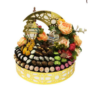 Bol de service en métal fini or de haute qualité fait à la main Design fabuleux forme ronde bol de service au chocolat décor de maison et de mariages - Product Image 4