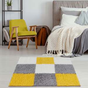 Myshaggy Geometric Yellow Area Rug Set 60X110 cm - Product Image 6