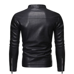 Veste en cuir pour homme, nouvelle mode 2026, design tendance, prix bas, tenue tendance la plus populaire, veste en cuir pour homme - Product Image 3