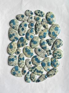 Piedra de curación de Chakra Reiki semipreciosa de jaspe K2 Natural a granel pulida a mano, piedra preciosa suelta para equilibrar la energía curativa de Chakra - Product Image 2