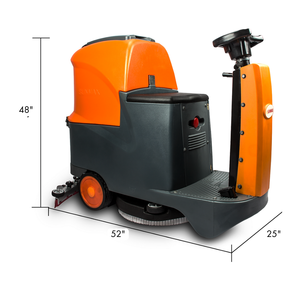 RT70 lavasciuga da pavimento 48000 sqa ft/H efficienza 18.5 Gal 22 pollici larghezza tergipavimento 24V/500W spazzola motore piombo-acido/litio - Product Image 5