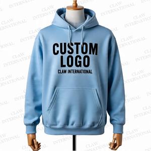 Sudaderas con capucha de alta calidad para hombre, sudaderas con capucha de gran tamaño Unisex, logotipo personalizado, Sudadera con capucha de algodón personalizada para hombre de peso pesado en blanco - Product Image 4