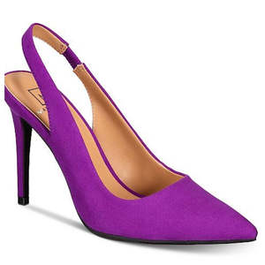Sandali da Donna Darcie 2 di Material Girl per Occasioni Speciali, Viola, Tacco Sottile 5cm, Comodi, Design a Punta, Taglia 7 M - Product Image 1