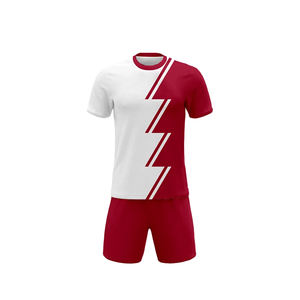 Maillot de football personnalisé de haute qualité avec col ensembles d'uniformes de football maillot de football en maille respirante - Product Image 2