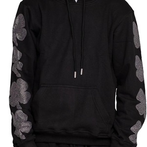 Sudaderas con Pedrería para Hombre de Secado Rápido y Transpirables, la Mejor Fabricación de Ropa para Hombre, Sudaderas con Pedrería de Algodón Mezclado para Venta en Línea - Product Image 3