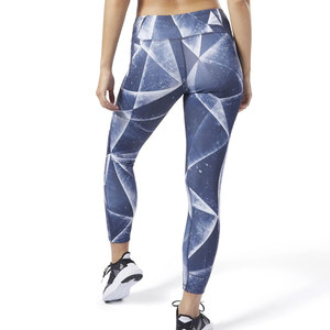 Nueva llegada de alta calidad de las mujeres Fitness Leggings transpirables sublimados Leggings con logotipo personalizable en la cintura - Product Image 2