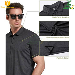 T-shirt personnalisé à manches courtes en soie imprimé de logo floral en maille de coton doux respirant pour chemise T-shirt de golf de qualité supérieure pour hommes sport - Product Image 4