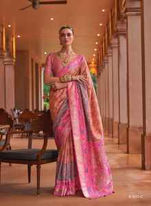 Último diseñador Pure Silk Patola Digital Printed Saree por Fab Zone - Product Image 5