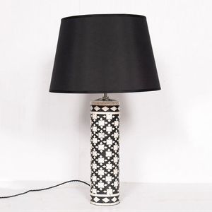 Incrustation de résine petite lampe de table de chevet chevet lampe de lecture pour chambre salon pour la décoration de la maison - Product Image 1