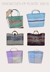Handwoven PP <b>Plastic</b> Bag / Handmade Bag Made in Vietnam / Ms. Beatrix - Product Image 2