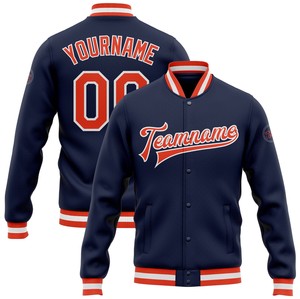 Chaqueta Universitaria Deportiva Internacional Personalizable para Hombre, 100% Algodón, Tejido de Lana Antibacteriano, Diseño Casual de Invierno - Product Image 1