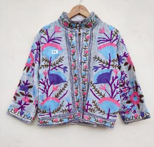 Attractive Hand Embroidered Suzani Jacket for Women Spring Bohemian Boho Women <b>Coat</b> Festival Special Gift - Product Image 5