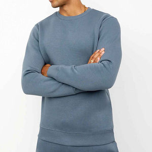 Sudadera de lana de algodón para hombre de la mejor calidad, alta mezcla de algodón ODM, nuevo estilo personalizado, cuello redondo, sudadera lisa de gran oferta - Product Image 4