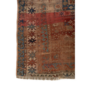 Alfombra de Lana Kiaan de Gran Tamaño, Color Rojo Naranja, Anudada a Mano, con Medallón Rectangular, para Pasillo, Entrada, Hogar -Paem-1326 9x12 - Product Image 4