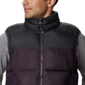 Chaquetas de hombre de calle alta de Pakistán Diseño de servicio OEM Personalizado Nueva llegada Contraste Color Impermeable Chaleco acolchado para hombre - Product Image 4