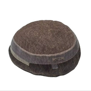 Perruque en cheveux humains de modèle australien, cheveux bruts, Remy, indien, prothèse, toupet, Taz Hair BD - Product Image 1