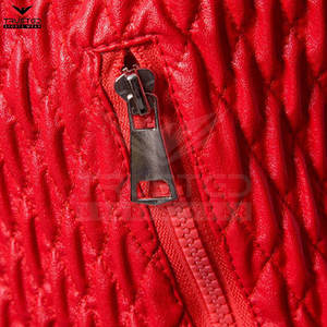 แจ็กเก็ตหนังขี่มอเตอร์ไซค์สำหรับผู้ชายแจ็กเก็ตหนังมอเตอร์ไซด์สำหรับแข่งมอเตอร์ไซค์สไตล์ใหม่ - Product Image 2