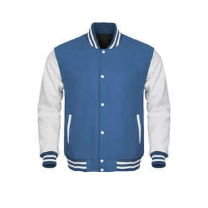 Veste de baseball universitaire de style unique à la mode grande taille vestes pour hommes Patch vierge et veste de collage brodé en 3D - Product Image 1