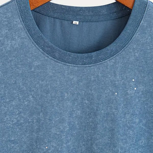 Men <b>Rhinestone</b> T Shirt Stylish Casual <b>Top</b> Summer Loose Fit Soft Cotton Comfortable Material - Product Image 3