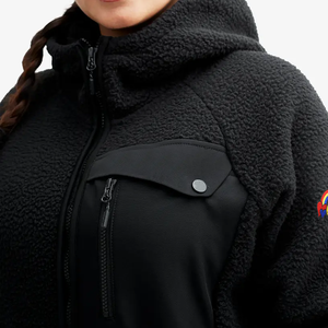 Directly Supply Wearable Oversized <b>Hoodie</b> Female Blanket with Factory Prices <b>Sherpa</b> Hooded for <b>Women</b> Front Pockets for Girls - Product Image 3