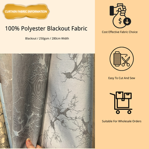 Rouleau de <span class=keywords><strong>tissu</strong></span> <span class=keywords><strong>occultant</strong></span> en polyester pour rideaux, nouveau style, économique, vente en gros directe du fabricant - Product Image 2