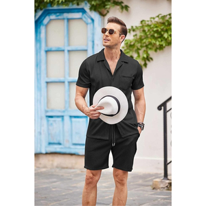Ensemble 2 pièces pour homme, hiver, séchage rapide, 100% soie, style streetwear, logo et couleur personnalisés, tenues décontractées imprimées - Product Image 4