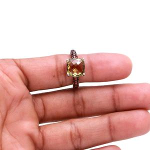 Anillos de piedras preciosas de cuarzo de Oso de Plata natural Anillo de lujo de plata de ley sólida 925 por fabricante a precio al por mayor - Product Image 4