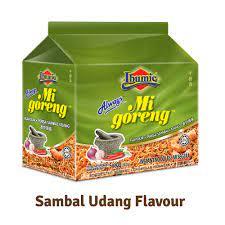 IBUMIE Mi Goreng Sabor Original, 5 Variantes Emocionantes, Fideos Instantáneos de Harina de Trigo Estilo Baba Nyonya de Penang, Halal, 0 Grasas, Listos en 2 Minutos - Product Image 4