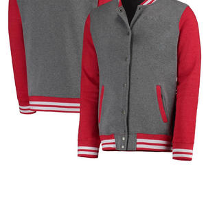 Custom embroidered varsity jacket with wool body and leather sleeves oem letterman jacket for <b>men</b> and women - Product Image 4