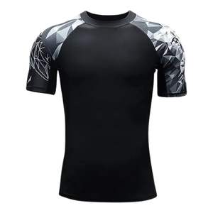 Rashguard Personalizable Ligero para MMA, BJJ, Jiu Jitsu, Manga Corta, Ajuste Elástico, Protección, Impresión por Sublimación - Product Image 1