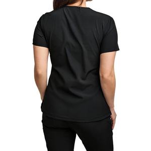 Costume de gommage d'allaitement imprimé de haute technologie Meilleur prix Uniformes en tissu tricoté doux de haute qualité Ensembles de gommage à usage hospitalier OEM - Product Image 3