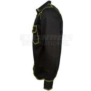 Chemise de travail de soudage avec logo personnalisé, chemise de travail industrielle de soudage avec tissu ignifuge, vêtements de travail de sécurité - Product Image 6