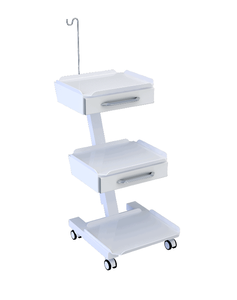 Soporte Móvil para Dispositivos Médicos CLEBER MOSE002, Acero Inoxidable, Resistente, Ajustable - Product Image 1