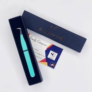 Pinzas para Pestañas Somofy Enterprises con Punta de 90 Grados, Color Verde Verano, Acero Inoxidable, 10 mm, Precisión y Durabilidad - Product Image 5