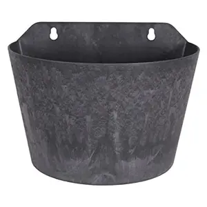 Superior Quality Round Square Shape Small Metal Garden Decor Galvanized Steel Planter Box For Flowers & Outdoor Decoration