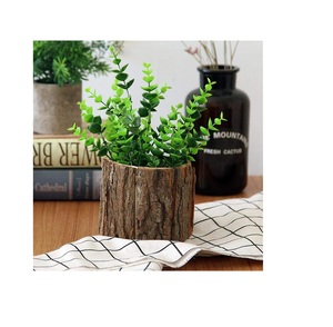 Wooden Handmade Elegant Style Hand Carved Antique Footed Vase for Decoration Wood Flower Pot for Gifts & Decor - Product Image 3