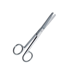 Tijeras de apósito de borde romo de acero inoxidable de calidad superior, tijeras quirúrgicas, tijeras de operación quirúrgicas manuales con acabado opaco - Product Image 2