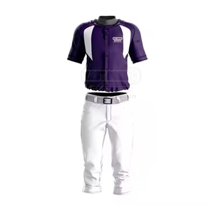 El último diseño Uniforme de béisbol Mejor precio Venta caliente Uniforme de béisbol Tasa de venta completa Uniforme de béisbol para hombres - Product Image 3