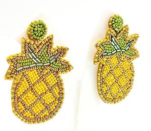 Artilady, pendientes de borla con flecos y cuentas de flores blancas de moda, Joyería de diamantes hecha a mano para mujer - Product Image 3