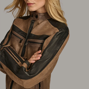 Veste de motard en cuir pour homme sur mesure, style zippé, PU de haute qualité, vêtements de mode pour moto, OEM ODM, fournisseur d'étiquettes privées - Product Image 3