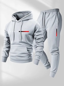 BLIZ SPORTS WEAR Conjunto Deportivo Personalizado para Hombre, Estilo París, Ecológico, Ligero, Holgado, con Capucha, Venta al Por Mayor, 2 Piezas, Otoño - Product Image 2